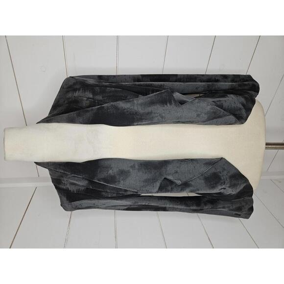 Ronen Chen Size 3 US 10 Grey & black open front cardigan - Picture 1 of 5